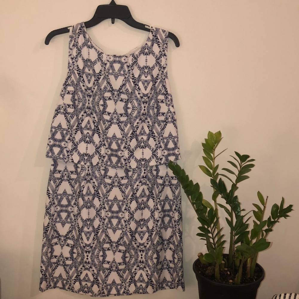 Banana republic Geometric print dress